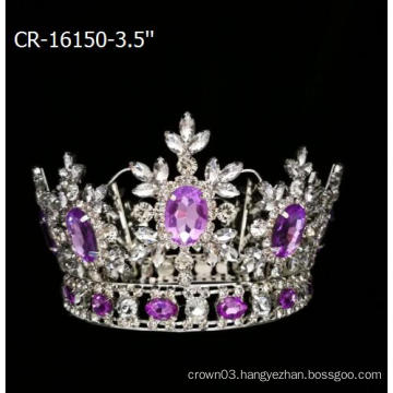 Full Round Colorful Round Stone Crown